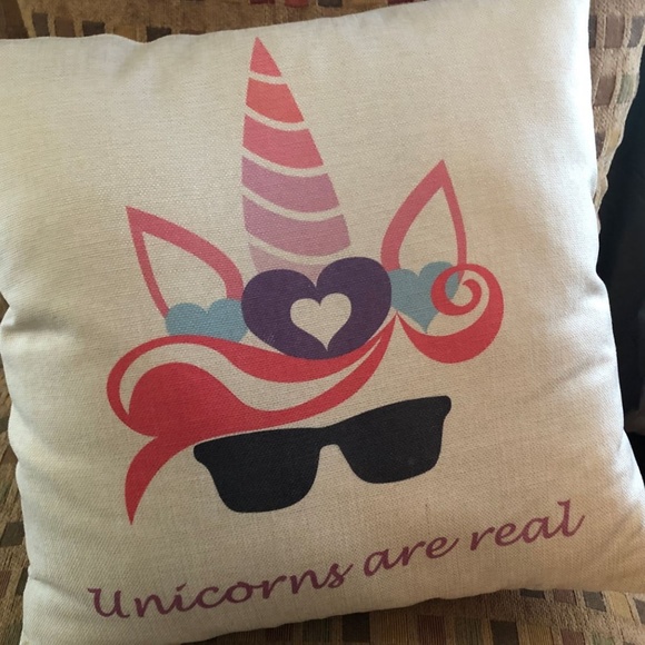 Unicorn Pillow cover Trio set of 3 - Picture 2 of 3